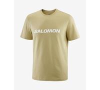 Salomon Logo T-shirt short sleeve brown gold - M