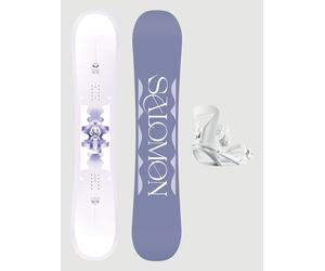 Salomon Lotus+Spell White S 2026 Snowboard Set pattern 135
