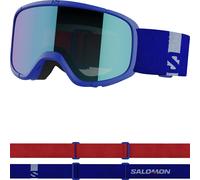 Salomon Lumi, ski goggles, junior, race blue Onesize