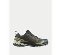 Salomon male XA Pro 3D V9 Trail Running Trainers - 10 - Dark Blue, Khaki Mix,Dark Blue