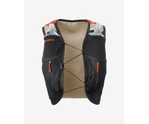 Salomon Medium Active Skin 12 Women's Running Vest Emberglow/Black LC2663200 New