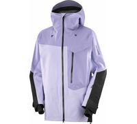 Salomon - Men's GORE-TEX ePE ski jacket - Moon Patrol GTX Jkt M Blue Granite/Cosmic Sky/Deep Black for Men - Size M - Purple Purple M