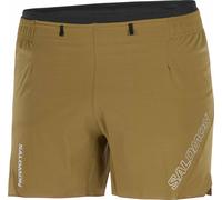 Salomon - Men's lightweight technical shorts - Sense Aero 5'' Shorts M Brilliant Olive for Men - Size L - Khaki Khaki L