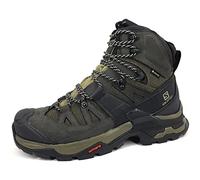 SALOMON Quest 4 Gore-tex Olive Night/peat/safari - Hiking trek shoe - Black/Green - size 9.5