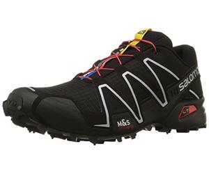 Salomon Men Speedcross 3 Trail Running Shoes, Black (Black/Black/Silver Metallic-X), 7 UK