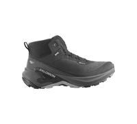 Salomon - Men's GORE-TEX® hiking shoes - Genesis Mid GTX Black/Asphalt for Men - Size 8,5 UK - Grey Grey 8.5 UK