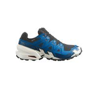 Salomon - Men's GORE-TEX® trail running shoes - Speedcross 6 GTX Black/Mykonos Blue for Men - Size 10,5 UK Blue 10.5 UK