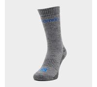 Salomon Men's 2 Pack Mid Weight Outdoor Merino Socks, Grey S