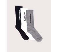SALOMON Everyday Crew 3-pack - Mixte - Black / White / Grey - size 7.5-10- model 2025 7.5-10