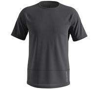 SALOMON Men's Cross Run Ss Tee T-Shirt, Deep Black, S