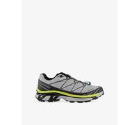 Salomon Mens Salomon Xt-6 Woven Trainers Alloy Black Dark Citron 8.5