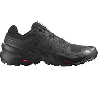 SALOMON Men's Speedcross 6 Sneaker, Black/Black/Phantom, 10.5 UK