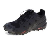 SALOMON Men's Speedcross 6 Sneaker, Black/Black/Phantom, 8.5 UK