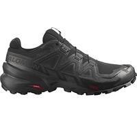 SALOMON Men's Speedcross 6 Sneaker, Black/Black/Phantom, 8 UK