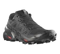 SALOMON Men's Speedcross 6 Sneaker, Black/Black/Phantom, 8 UK