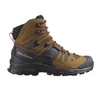 SALOMON Quest 4 Gore-tex Rubber/black/fiery Red - Hiking trek shoe - Brown/Black - size 11 11