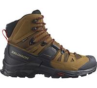 SALOMON Quest 4 Gore-tex Rubber/black/fiery Red - Hiking trek shoe - Brown/Black - size 10.5 10.5