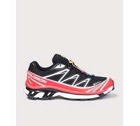 SALOMON Mens XT-6 GTX Sneakers - Colour: Black/Flame Scarlet/Vanila Ice - Size: 8