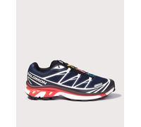 SALOMON Mens XT-6 Sneakers - Colour: Blue/Black/Fiery Red - Size: 10