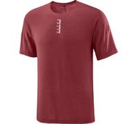 Salomon - Merino wool T-shirt - Ultra SS Tee M Syrah for Men in Wool - Size S - Red Red S