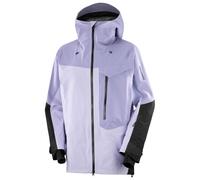 Salomon - Men's GORE-TEX ePE ski jacket - Moon Patrol GTX Jkt M Blue Granite/Cosmic Sky/Deep Black for Men - Size S - Purple Purple S