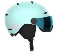Salomon - Ski/snowboard helmet - Orka Visor Bleach Aqua/Flash Blue - Kid Size 56-59 cm Blue