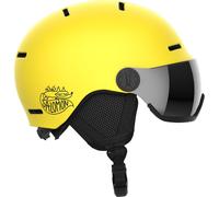 Salomon Orka Visor Kids Helmet Ski Snowboarding, Integrated convenience, Easy to adjust fit, and Lightweight, Yellow, KS 4953