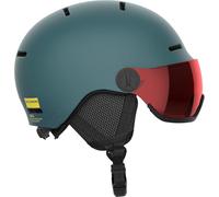Salomon Orka Visor Kids Helmet Ski Snowboarding, Integrated convenience, Easy to adjust fit, and Lightweight, Grey, KS 4953