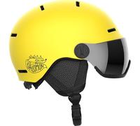 Salomon Orka Visor Kids Helmet Ski Snowboarding, Integrated convenience, Easy to adjust fit, and Lightweight, Yellow, KS 4953