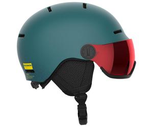 Salomon - Orka Visor North Atlantic Flash Red - L - Helmet w/ visor