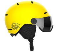 Salomon - Orka Visor Vibrant Yellow Flash Silver - L - Helmet w/ visor