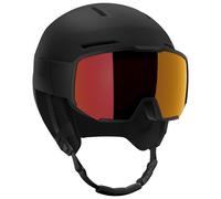 Salomon - Osmo Black Sigma Poppy Red - L - Helmet w/ visor