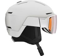 Salomon - Helmet with visor/peak - Osmo White/Univ for Men - Size 56-59 cm White 56-59 cm