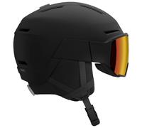 Salomon - Osmo Black Sigma Poppy Red - L - Helmet w/ visor