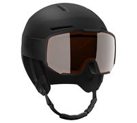 Salomon - Helmet with visor/peak - Osmo Black/Univ for Men - Size 59-62 cm Black 59-62 cm