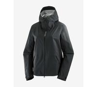 Salomon Outerpath 2.5L Waterproof Hooded Jacket Black Women - S