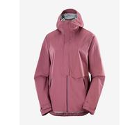 Salomon Outerpath Pro 2.5L Jacket with Hood Pink Women - M