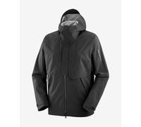 Salomon - Breathable, waterproof jacket - Outerpath Pro 2.5L Jkt M Deep Black for Men - Size L Black L