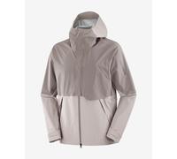 Salomon Outerpath Waterproof Pro Jacket with Hood beige - XXL