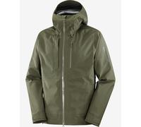 Salomon Outline 3L GORE-TEX Hooded Jacket Forest Green - M
