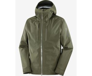 Salomon Outline 3L GORE-TEX Hooded Jacket Forest Green - M