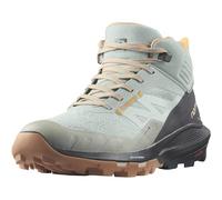 SALOMON Outpulse Mid Gore-tex Hiking Boots for Women Trail Running Shoe, Wrought Iron Ebony Blazing Orange, 6 UK