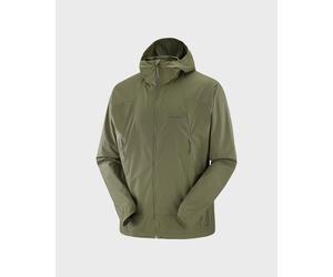 Salomon Outwind Hooded Jacket Khaki Green - L