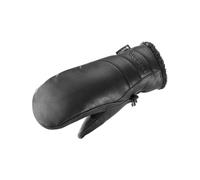 Salomon - PrimaLoft® and GORE-TEX insulated mittens - Native GTX Mitten Deep Black for Women in Leather - Size S Black S