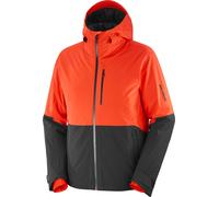 Salomon - PrimaLoft® technical jacket - Highland Jacket M Cherry Tomato/Deep Black for Men - Size XL - Orange Orange XL