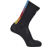 Salomon - Pulse Race Flag Crew - Running socks size 39-41, black