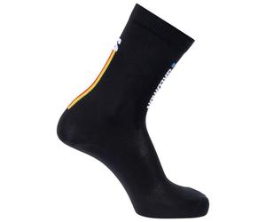 Salomon - Pulse Race Flag Crew - Running socks size 39-41, black