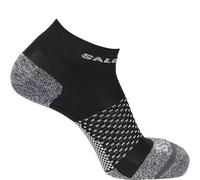 Salomon Push Ankle Unisex Socks, Cushioned Sports Socks, Ideal for Trail Running and Outdoor Walking, Black, 45/47