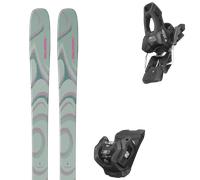 Salomon - Freeride Skis - QST 100 Iceberg Green/Nirvana in Wood - Size 164 cm Green 164 cm