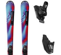 SALOMON Qst Jr S + C5 Gw - Children - Red / Blue / Purple - size 110- model 2026 110